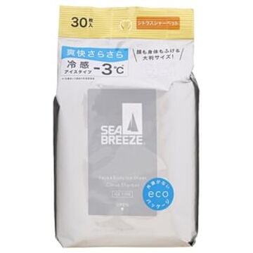 SHISEIDO Sea Breeze Face & Body Ice Sheet N Citrus Sherbe Citrus Sherbe - 30 pcs