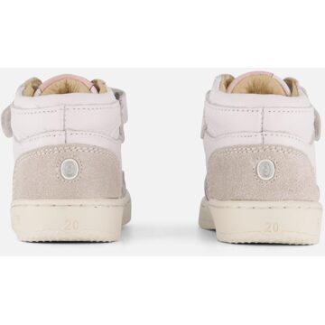 Shoesme Baby-Proof Sneakers Junior wit - grijs - lichtroze - 19