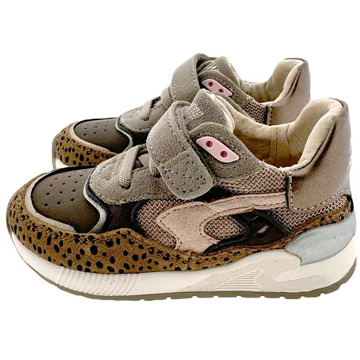 Shoesme Trainers bronze, zwart dots - 28