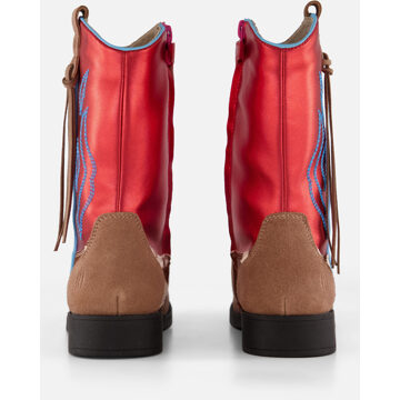 Shoesme Veterschoen Hoog Cognac - 28