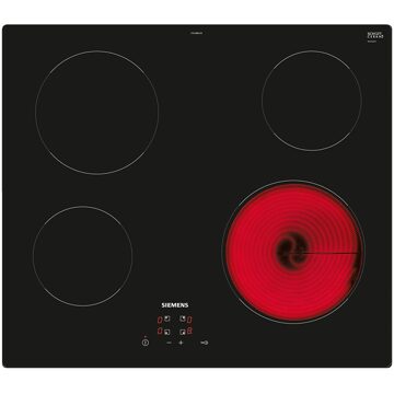 Siemens ET61RBEB8E Elektrische kookplaat Zwart