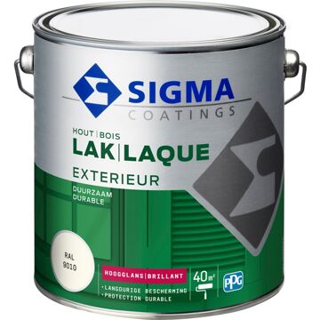 Sigma Lak Exterieur Hoogglans Ral9010 2,5l