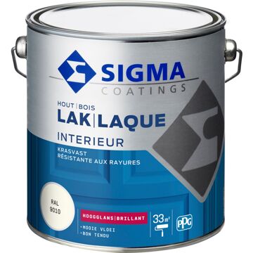 Sigma SigmaLak Interieur Glans Ral 9010 2,5l