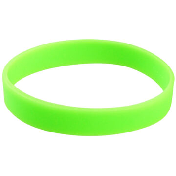 Siliconen armbandjes - stretch - neon groen - polsbandjes - volwassenen