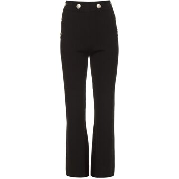 Silvian Heach Flared stretch broek Fearow  zwart - S,