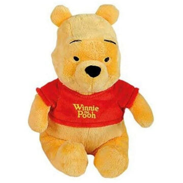 Simba Winnie de poeh knuffel - pluche - 17 cm - knuffeldier - disney - voor kinderen