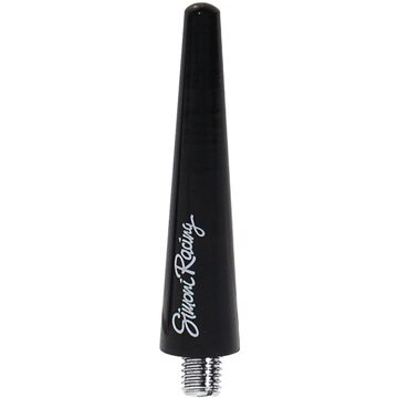 Simoni Racing Aluminium Antenne Short - Zwart - Lengte 6cm
