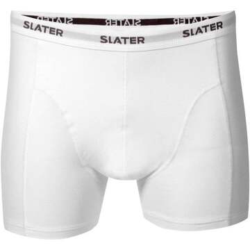 Slater 8500 - 2-pack Heren Boxershort Stretch Wit - S