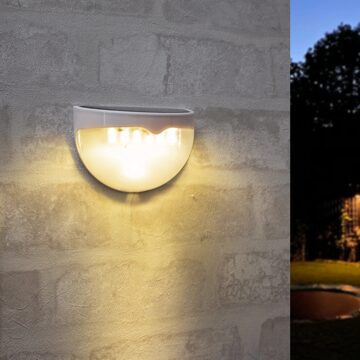 SLK Wandlamp voor buiten - Solar - LED - Wit licht - IP55