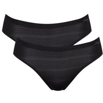 Sloggi 6 stuks ZERO Motion Ultra High Leg Brief * Actie * Blauw,Bruin,Zwart - Small,Large,X-Large