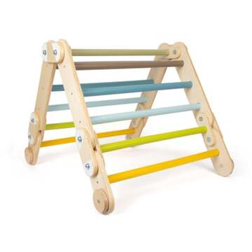 Small Foot small foot® Klimmen driehoek muur bars 2in1 Adventure Kleurrijk