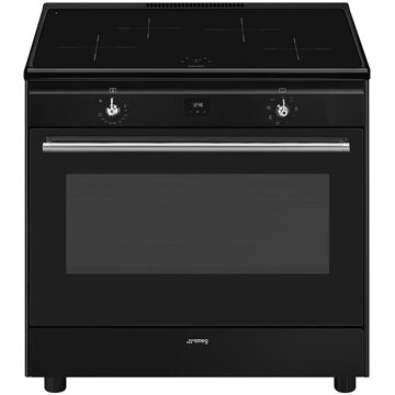 SMEG CX91IMBL Inductie fornuis Zwart