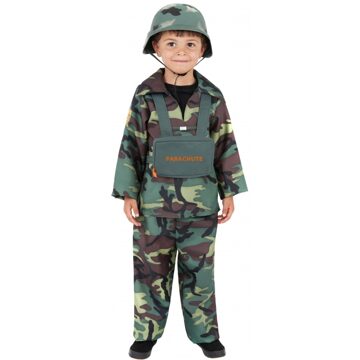 Smiffys Army Boy Leger Soldaten pak Jongen | maat S ( 115 - 128 )