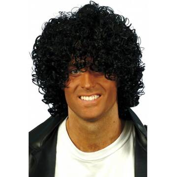 Smiffys Dressing Up & Costumes | Costumes - 80s Pop - Afro Wet Look Wig