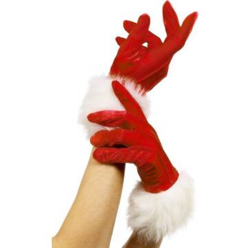 Smiffys Santa Gloves