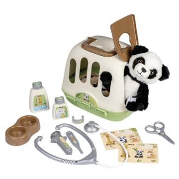 Smoby Veterinair speelset in koffer+Panda Kleurrijk