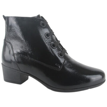 Solidus 35019-01256-k dames veterboots gekleed Zwart - 38,5