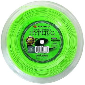 Solinco Hyper-G Soft Rol Snaren 200m groen - 1.15,1.20,1.25,1.30