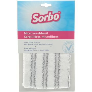 Sorbo Microvezel Vervangingsdoek - 42 cm - Voor vochtig gebruik