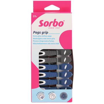 Sorbo Wasknijpers Plastic Met Softgrip 20 Stuks