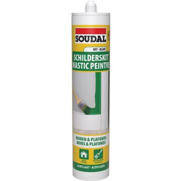 Soudal acrylaat schilderskit S-AK 310 wit 300 ml