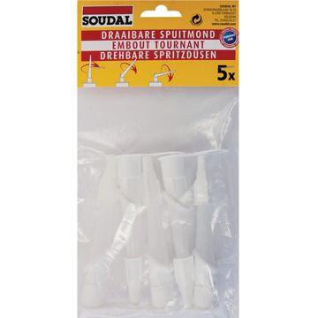 Soudal Draaibare spuitmond | 5 stuks - 117773