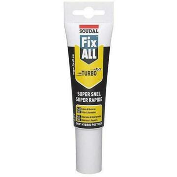 Soudal lijm 'Fix All Turbo' wit 125 ml