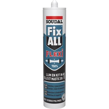 Soudal Lijmkit MS polymer Fix All grijs 290ml