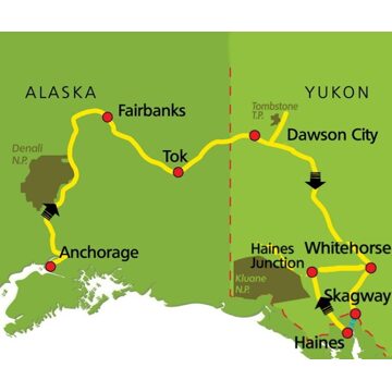 Spectaculair Alaska en Yukon (17 dagen)