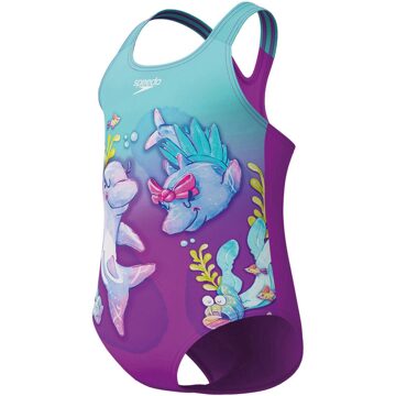Speedo Digital Printed Badpak Meisjes - 104