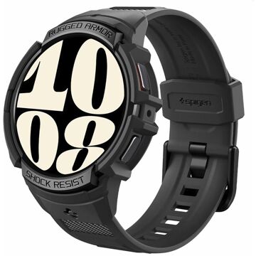 Spigen Rugged Armor™ Pro Case voor de Samsung Galaxy Watch 6 - 40 mm - Black Zwart