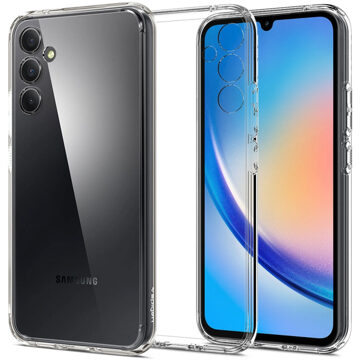 Spigen Ultra Hybrid Backcover voor de Samsung Galaxy A34 (5G) - Transparant