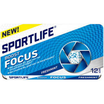 Sportlife Sportlife - Boost Focus Freshmint 24 Stuks