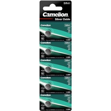 SR41 / SG3 - zilveroxide knoopcel - 1.55 volt / 5 stuks