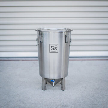 SS Brewtech™ - Mini Brew Bucket 27 l (7 gal) - vergistingsvat- rvs - bier - kombucha - brouwemmer