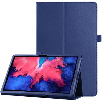 Stand flip sleepcover hoes - Lenovo Tab P11 Pro - Donkerblauw