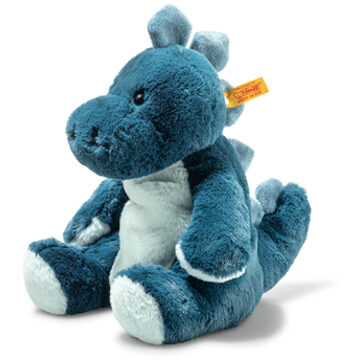 Steiff Spottende Stegosaurus, 28 cm Blauw