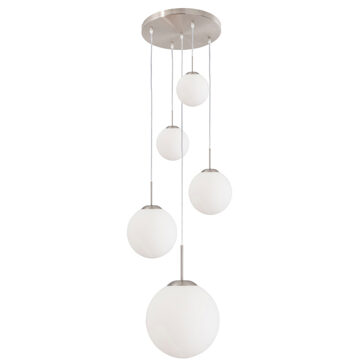 Steinhauer Bollique Hanglamp Wit Zilver