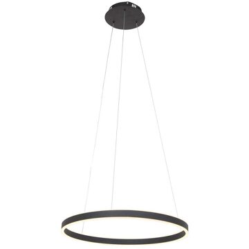 Steinhauer Hanglamp Ringlux Ø 60 cm zwart