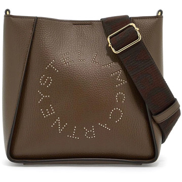 Stella McCartney Crossbody Tas met Geperforeerd Logo Stella McCartney , Brown , Dames - ONE Size