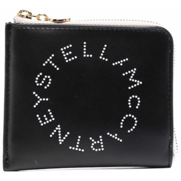 Stella McCartney Logo Portemonnee met Kaartsleuf Stella McCartney , Black , Dames - ONE Size