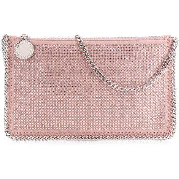 Stella McCartney Vegan Shaggy Deer Kristal Pochette Stella McCartney , Pink , Dames - ONE Size