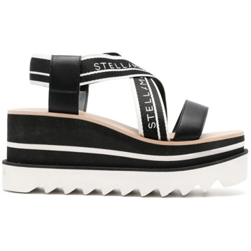 Stella McCartney Zwarte Sandalen met Stijl Stella McCartney , Black , Dames - 38 1/2 Eu,39 EU