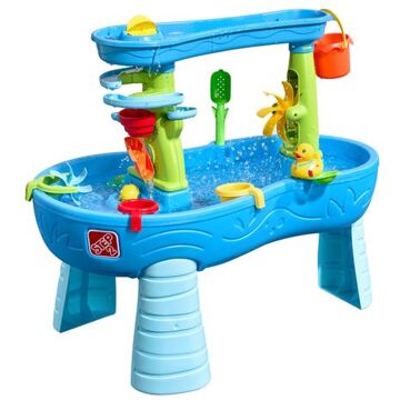 Step2 Double Showers watertafel met 11-delige accessoireset Waterspeelgoed voor kind Blauw