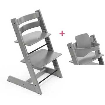 Stokke Tripp Trapp kinderstoel .babyset storm grey
