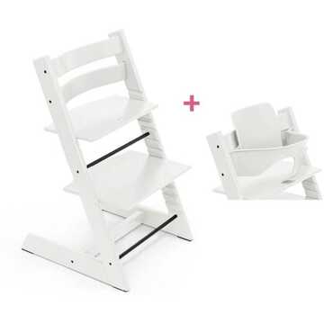 Stokke Tripp Trapp kinderstoel .babyset wit