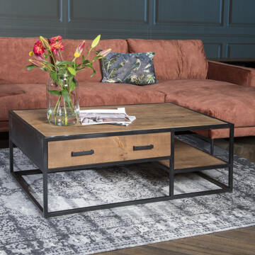 Sturdy 120cm Bruin, Zwart