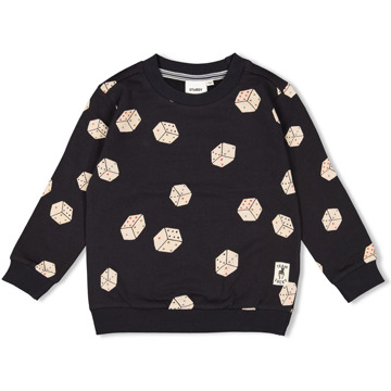 Sturdy jongens sweater Zwart - 104