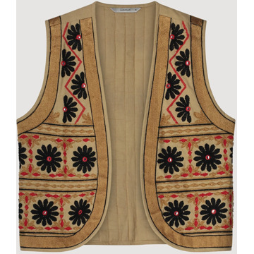 Summum 9s127-12121 130 gilet embroidered gilet dune Print / Multi - XS