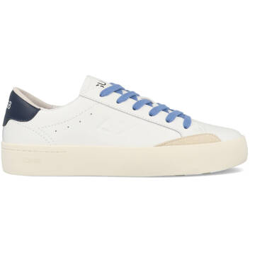 Sun68 Witte Leren Sneakers Sun68 , White , Heren - 43 Eu,44 EU